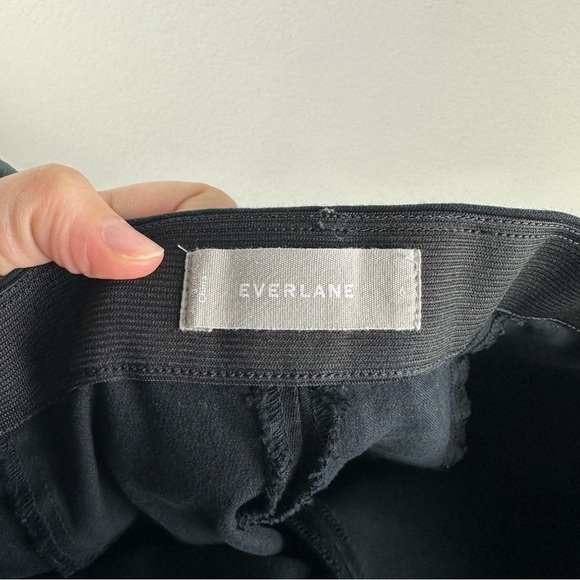 Everlane Black The Side Zip Casual Pants Size 6 - Picture 4 of 5